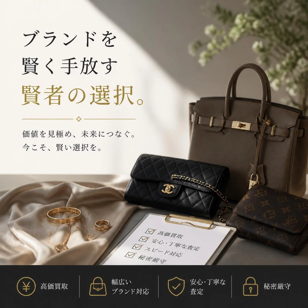 ブランドを賢く手放す賢者の選択。