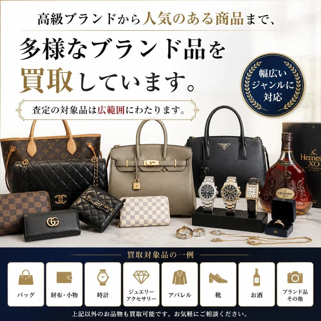 厳選されたブランドの取り扱い